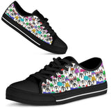 Penguins Chibi Low Top Shoes For Women, Shoes For Men Custom Shoes