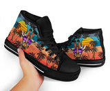 Giraffe Summer High Top Shoes For Women, Shoes For Men Custom Shoes
