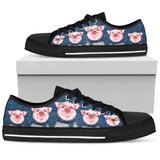 Pig Lovely Crew Low Top Shoes For Women, Shoes For Men Custom Shoes