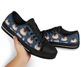Penguin Lovely Crew Low Top Shoes For Women, Shoes For Men Custom Shoes