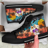 Shih Tzu Summer High Top Shoes For Women, Shoes For Men Custom Shoes