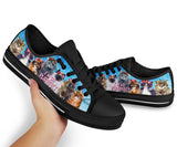 Cat Perfect Low Top Shoes For Women, Shoes For Men Custom Shoes