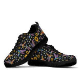 Hummingbird Embroidery Sneakers Shoes For Women, Shoes For Men Sneaker Custom Shoes