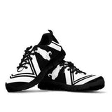 Cat Black And White Sneakers Shoes For Women, Shoes For Men Sneaker Custom Shoes