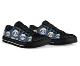Panda Lovely Crew Low Top Shoes For Women, Shoes For Men Custom Shoes
