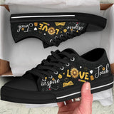 Teacher Inspire Low Top Shoes For Women, Shoes For Men Custom Shoes