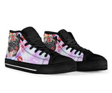 Pug Kiss High Top Shoes For Women, Shoes For Men Custom Shoes