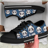 Panda Lovely Crew Low Top Shoes For Women, Shoes For Men Custom Shoes