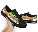 Cat Rainbow Low Top Shoes For Women, Shoes For Men Custom Shoes