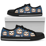 Sloth Lovely Crew Low Top Shoes For Women, Shoes For Men Custom Shoes