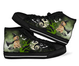 Golden Retriever Halloween High Top Shoes For Women, Shoes For Men Custom Shoes