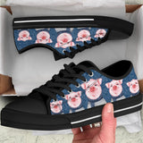 Pig Lovely Crew Low Top Shoes For Women, Shoes For Men Custom Shoes