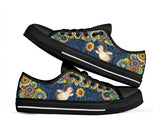 Penguin Sunflower Low Top Shoes For Women, Shoes For Men Custom Shoes