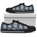 Shih Tzu Lovely Crew Low Top Shoes For Women, Shoes For Men Custom Shoes
