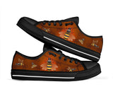 Bee Brown Low Top Shoes For Women, Shoes For Men Custom Shoes