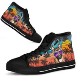German Shepherd Summer High Top Shoes For Women, Shoes For Men Custom Shoes