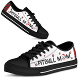 Pitbull Mom Low Top Shoes For Women, Shoes For Men Custom Shoes