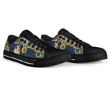 Scottish Terrier Sunflower Low Top Shoes For Women, Shoes For Men Custom Shoes