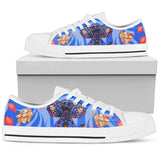 Blue Elephant Indian Mandala Low Top Shoes For Men, Women