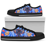 Blue Elephant Indian Mandala Low Top Shoes For Men, Women