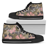 Butterfly Camouflage High Top Shoes For Women, Shoes For Men Custom Shoes
