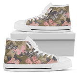 Butterfly Camouflage High Top Shoes For Women, Shoes For Men Custom Shoes