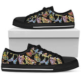 Butterfly Water Color Rainbow Low Top Shoes For Men, Women