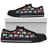 Camper Caravan Pattern Low Top Shoes For Men, Women