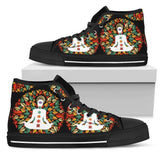 Chakra Yoga High Top Shoes For Women, Shoes For Men Custom Shoes