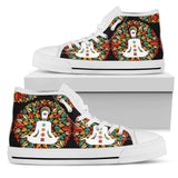 Chakra Yoga High Top Shoes For Women, Shoes For Men Custom Shoes