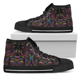 Colorful Art High Top Shoes For Women, Shoes For Men Custom Shoes