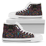 Colorful Art High Top Shoes For Women, Shoes For Men Custom Shoes