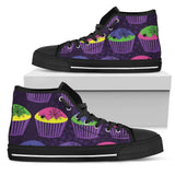 CupCake Halloween High Top Shoes For Women, Shoes For Men Custom Shoes
