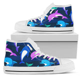 Dolphin Baby High Top Shoes For Women, Shoes For Men Custom Shoes