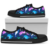 Dolphin Baby Low Top Shoes For Women White, Black Custom Shoes