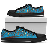 Dream Catcher Aztec Low Top Shoes For Women White, Black Custom Shoes