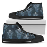 Elephant Mandala High Top Shoes For Women, Shoes For Men Custom Shoes