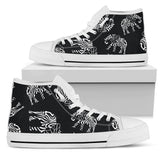 Elephant Tribal High Top Shoes For Women, Shoes For Men Custom Shoes