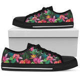 Hawaiian Flower Hibiscus Tropical Low Top Shoes For Men, Women