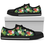Hibiscus Hawaiian Flower Tropical Low Top Shoes For Men, Women