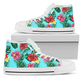 Hibiscus Hawaiian Flower High Top Shoes For Women, Shoes For Men Custom Shoes