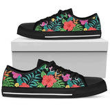 Hibiscus Red Hawaiian Flower Low Top Shoes For Men, Women