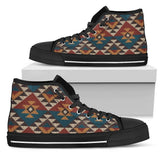 Knit Aztec Tribal High Top Shoes For Women, Shoes For Men Custom Shoes