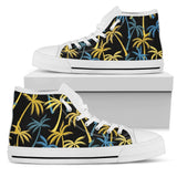 Palm Tree Pattern High Top Shoes For Women, Shoes For Men Custom Shoes