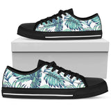 Pattern Tropical Palm Leaves Low Top Shoes For Men, Women