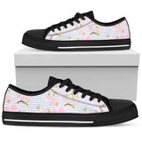 Pink Cherry Blossom Sakura Low Top Shoes For Men, Women