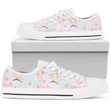 Pink Cherry Blossom Sakura Low Top Shoes For Men, Women