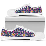 Pink Tribal Aztec Native American Low Top Shoes For Men, Women