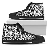 Polynesian Traditional Tribal High Top Shoes For Women, Men Custom Shoes