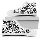Polynesian Traditional Tribal High Top Shoes For Women, Men Custom Shoes